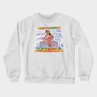 BMX Bike Pedals Gift for Women Crewneck Sweatshirt